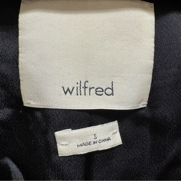 Aritzia Wilfred Black Laboratoire Teddy Sherpa Coat Size Small Oversized - Picture 14 of 16